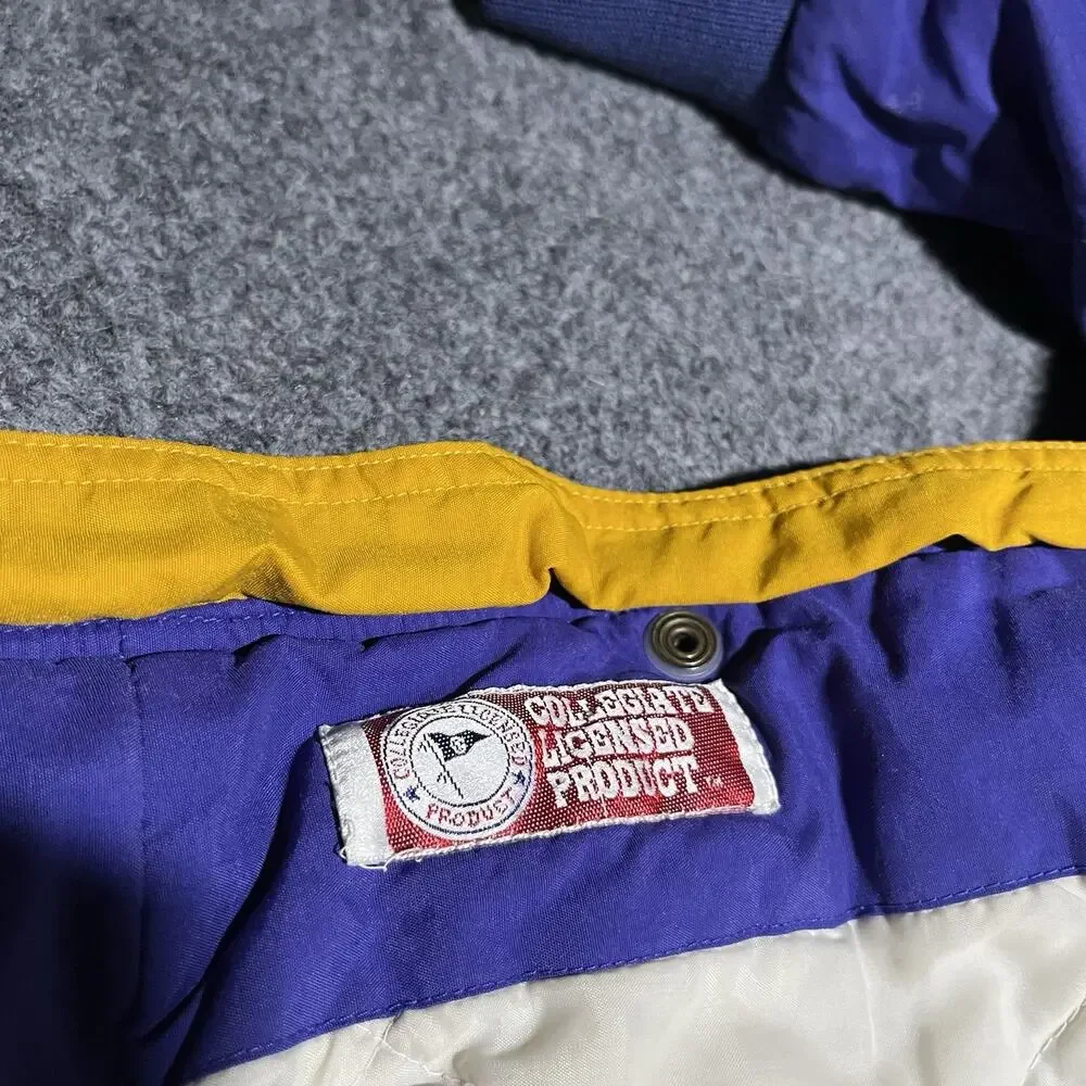 Vintage 90s Washington Huskies Jacket Mens XL Apex One Hooded Logo Full Zip